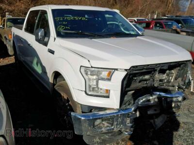2015 Ford F150 SUPER, white — VIN , Copart
