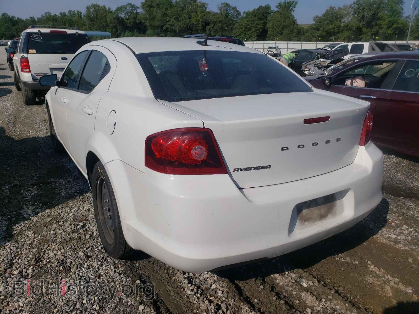 2012 DODGE AVENGER - VIN: 1C3CDZAB6CN110908 - Фото 2
