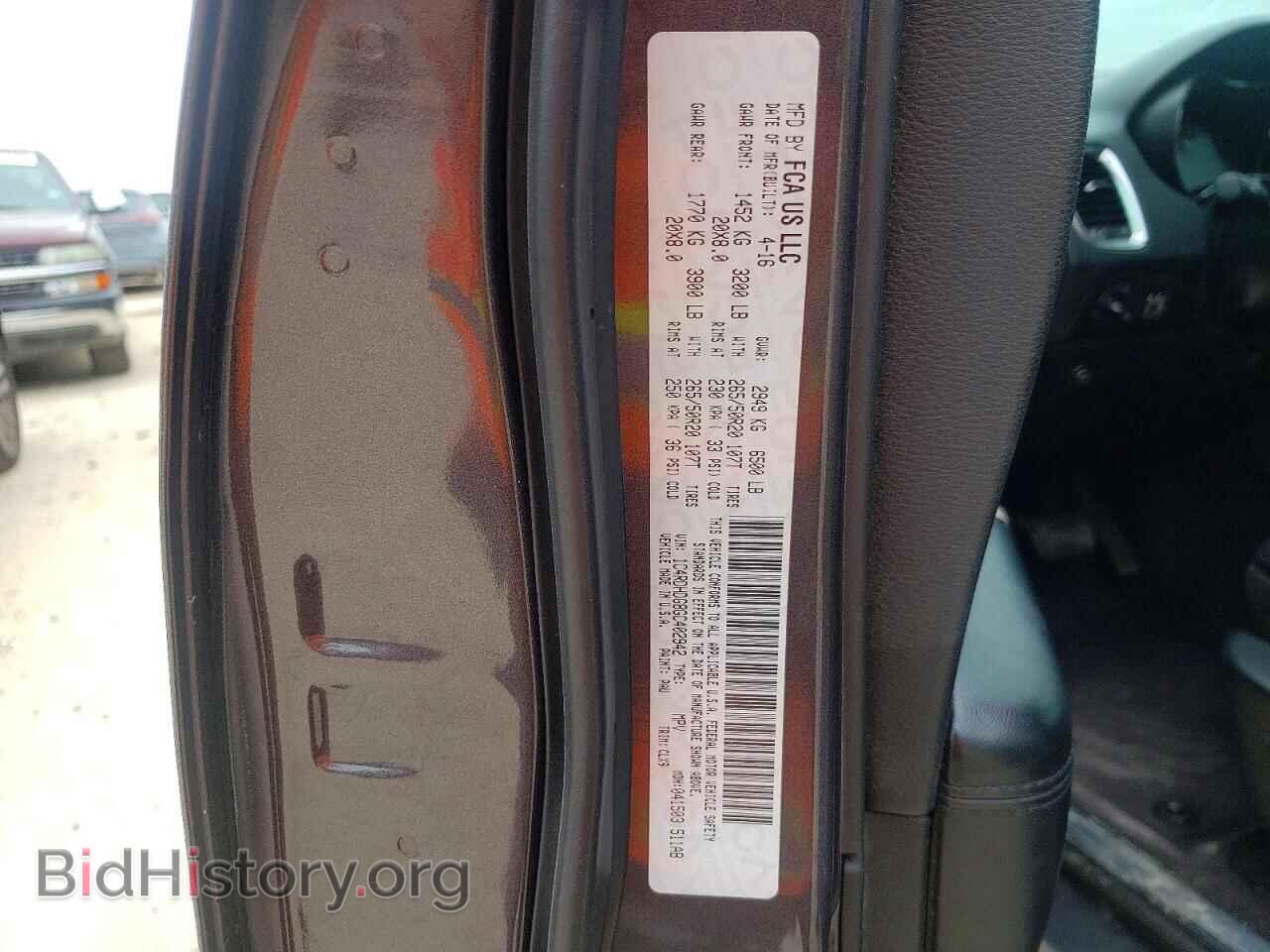 2016 DODGE DURANGO - VIN: 1C4RDHDG8GC402942 - Фото 13
