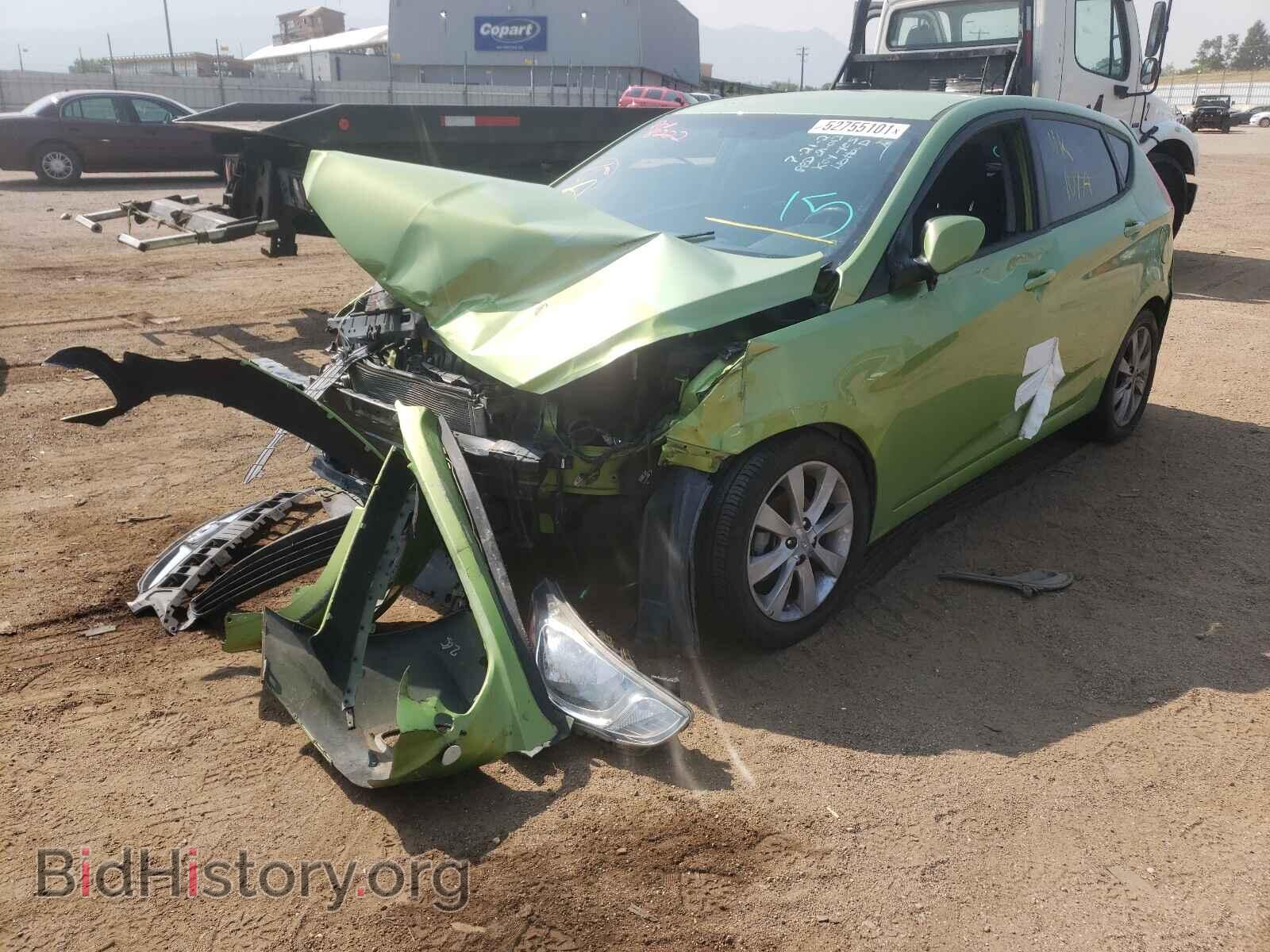 2012 HYUNDAI ACCENT - VIN: KMHCU5AE3CU038999 - Фото 2
