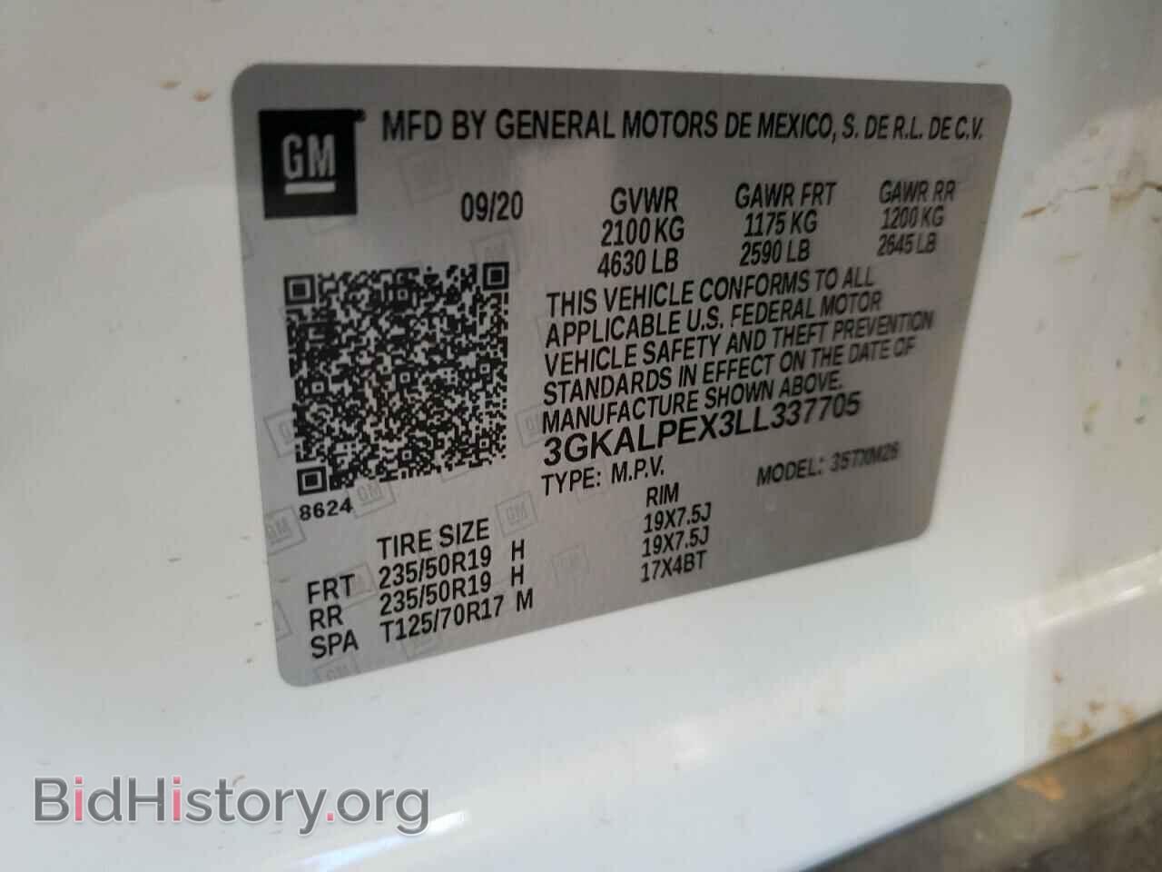 2020 GMC TERRAIN - VIN: 3GKALPEX3LL337705 - Фото 10