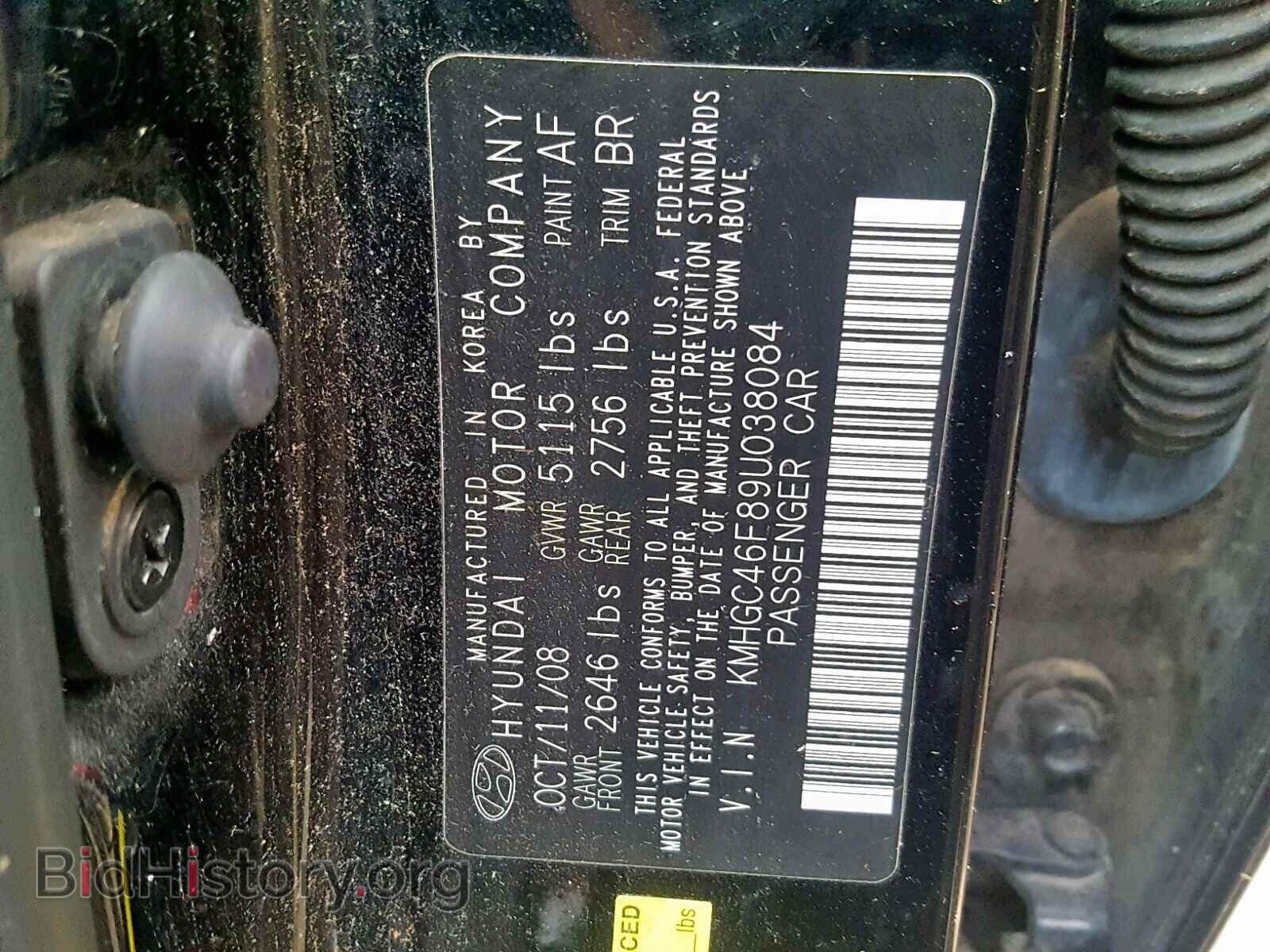 2009 HYUNDAI GENESIS - VIN: KMHGC46F89U038084 - Фото 10