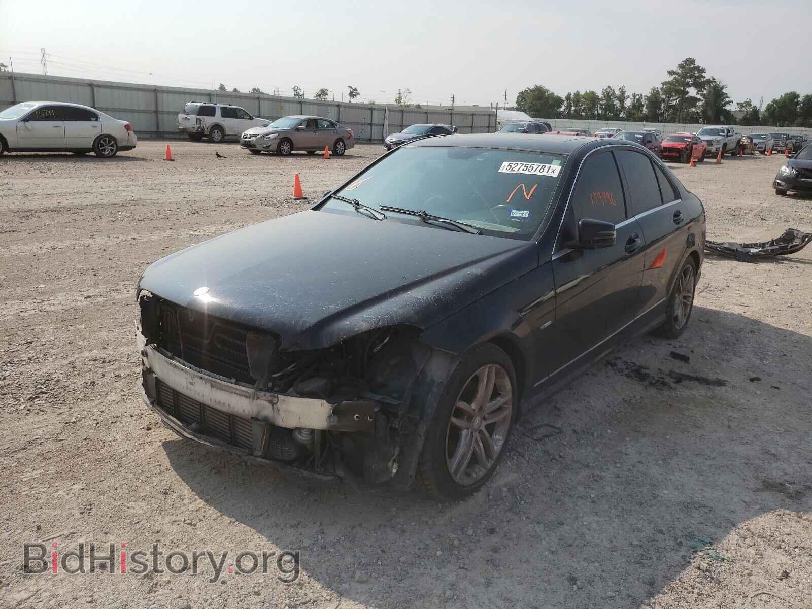 2012 MERCEDES-BENZ C-CLASS - VIN: WDDGF4HB9CA725563 - Фото 2