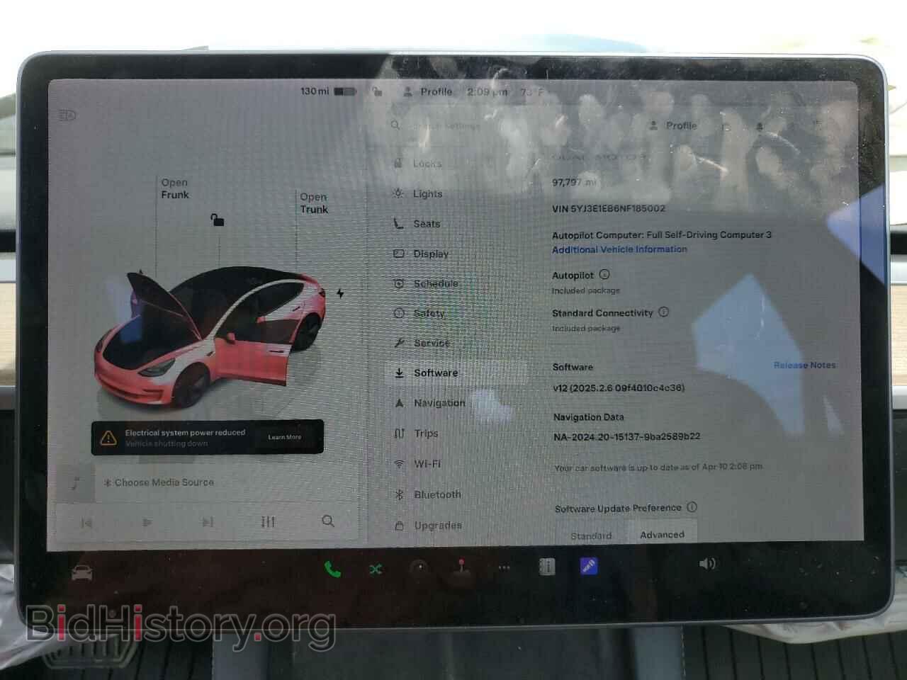 2022 TESLA MODEL 3 - VIN: 5YJ3E1EB6NF185002 - Фото 9
