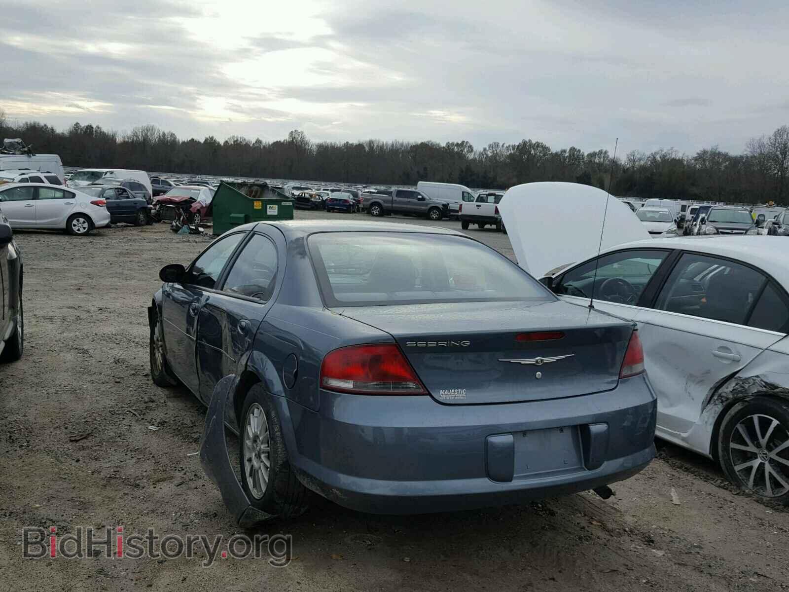 2005 CHRYSLER SEBRING - VIN: 1C3EL46X55N596603 - Фото 3