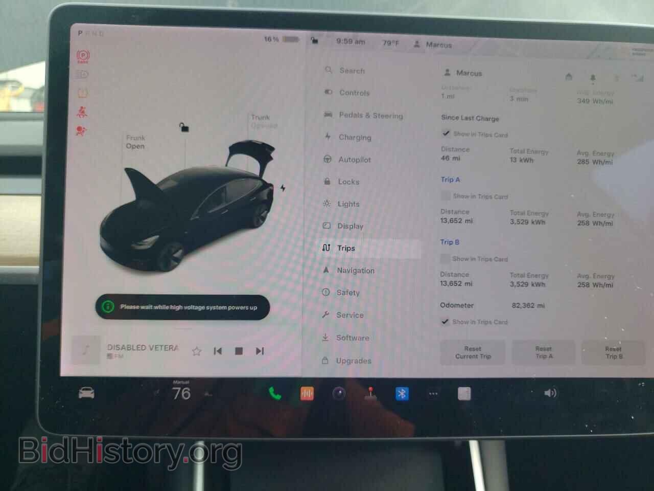 2019 TESLA MODEL 3 - VIN: 5YJ3E1EB9KF199195 - Фото 9
