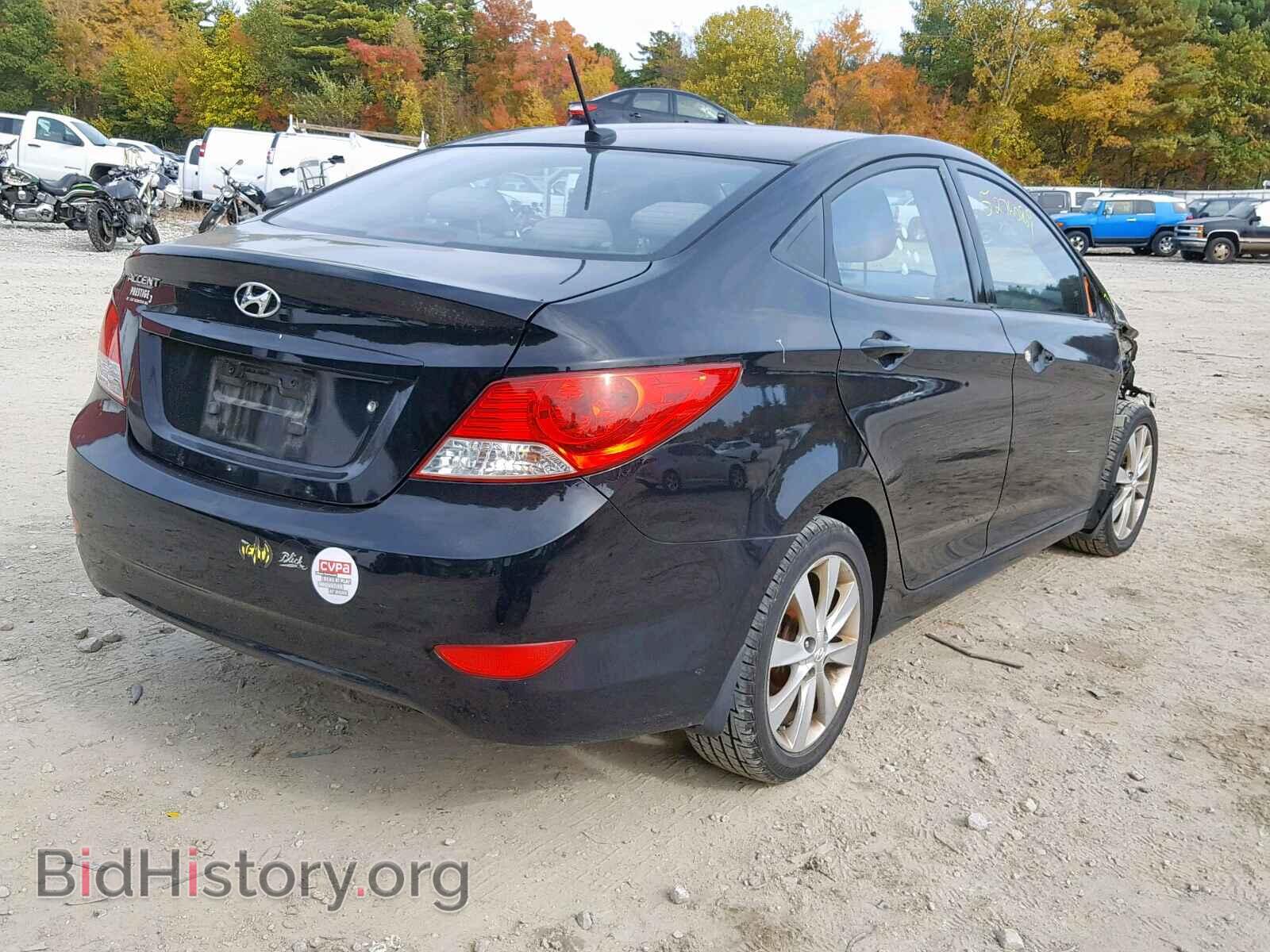 2014 HYUNDAI ACCENT - VIN: KMHCU4AE0EU592708 - Фото 4