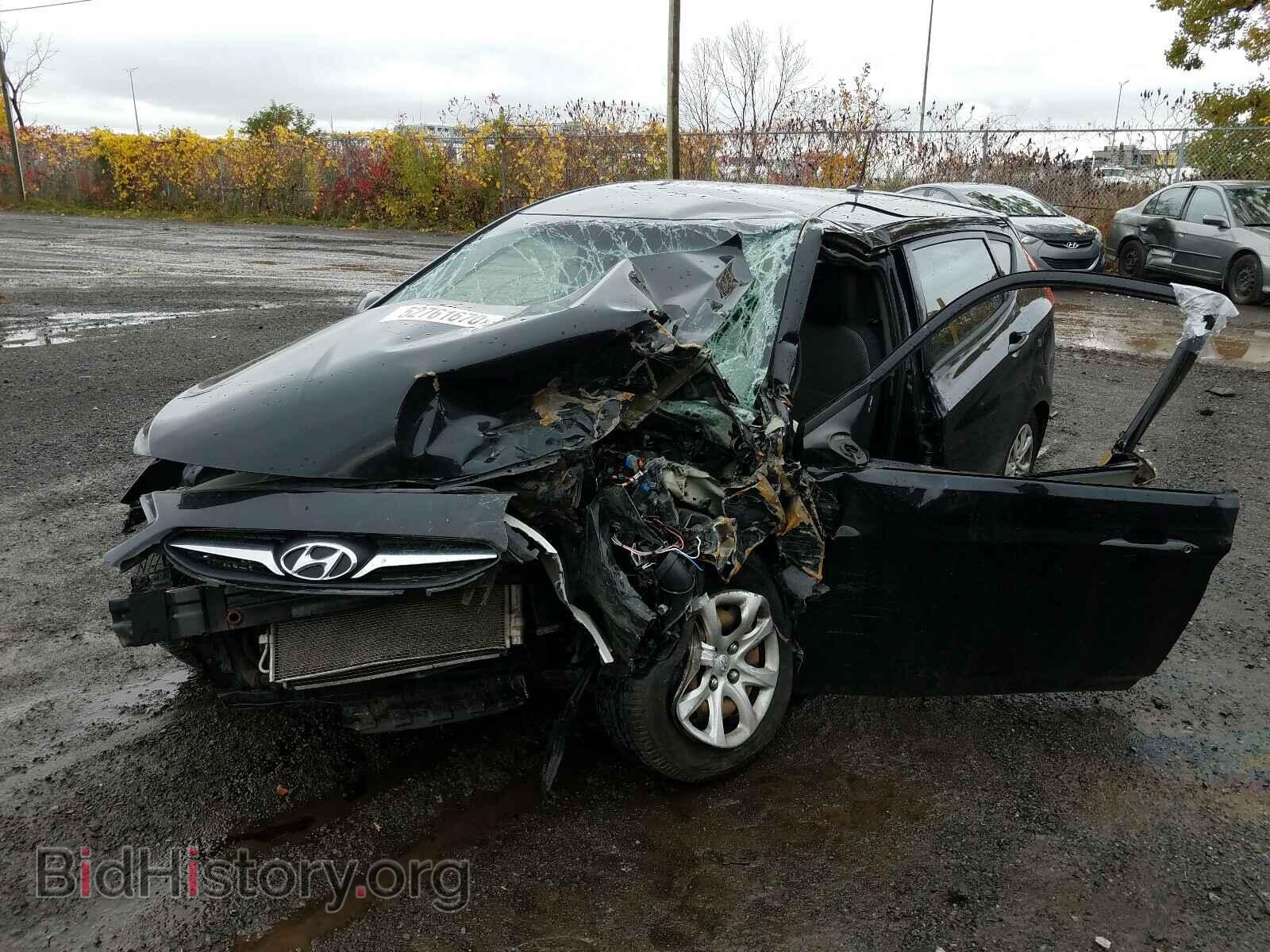 2012 HYUNDAI ACCENT - VIN: KMHCT5AE6CU001772 - Фото 2