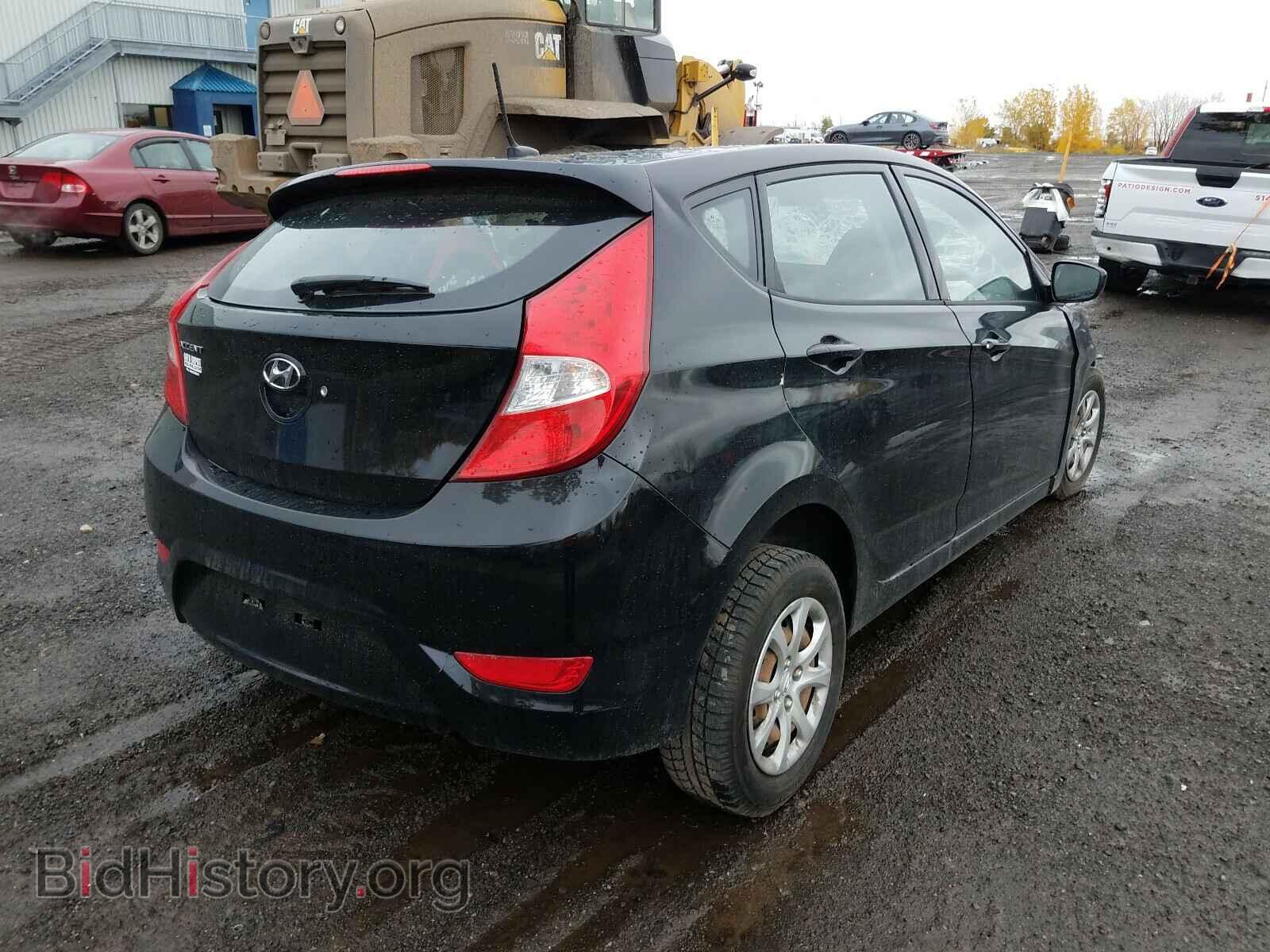 2012 HYUNDAI ACCENT - VIN: KMHCT5AE6CU001772 - Фото 4