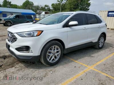 2021 Ford EDGE Edge SEL, white — VIN 2FMPK4J93MBA35984, Copart