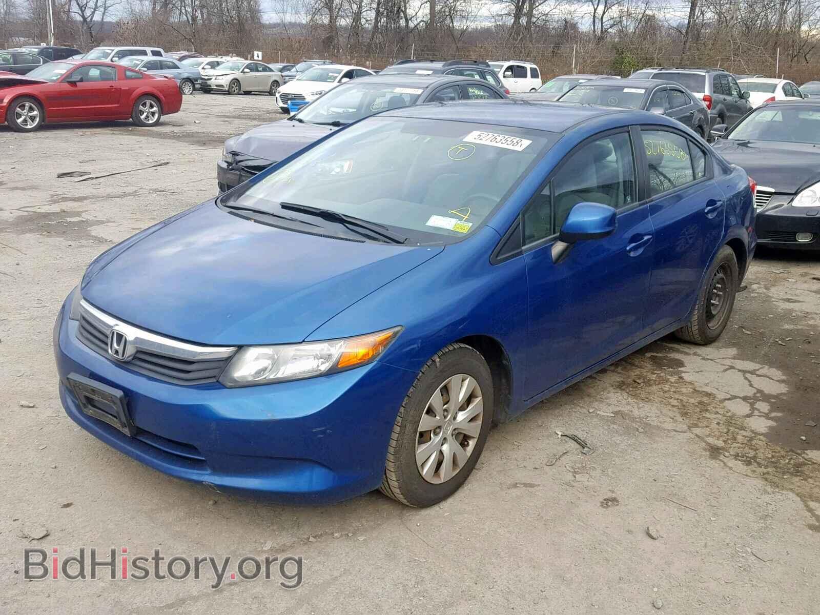 2012 HONDA CIVIC LX - VIN: 2HGFB2F57CH543298 - Фото 2