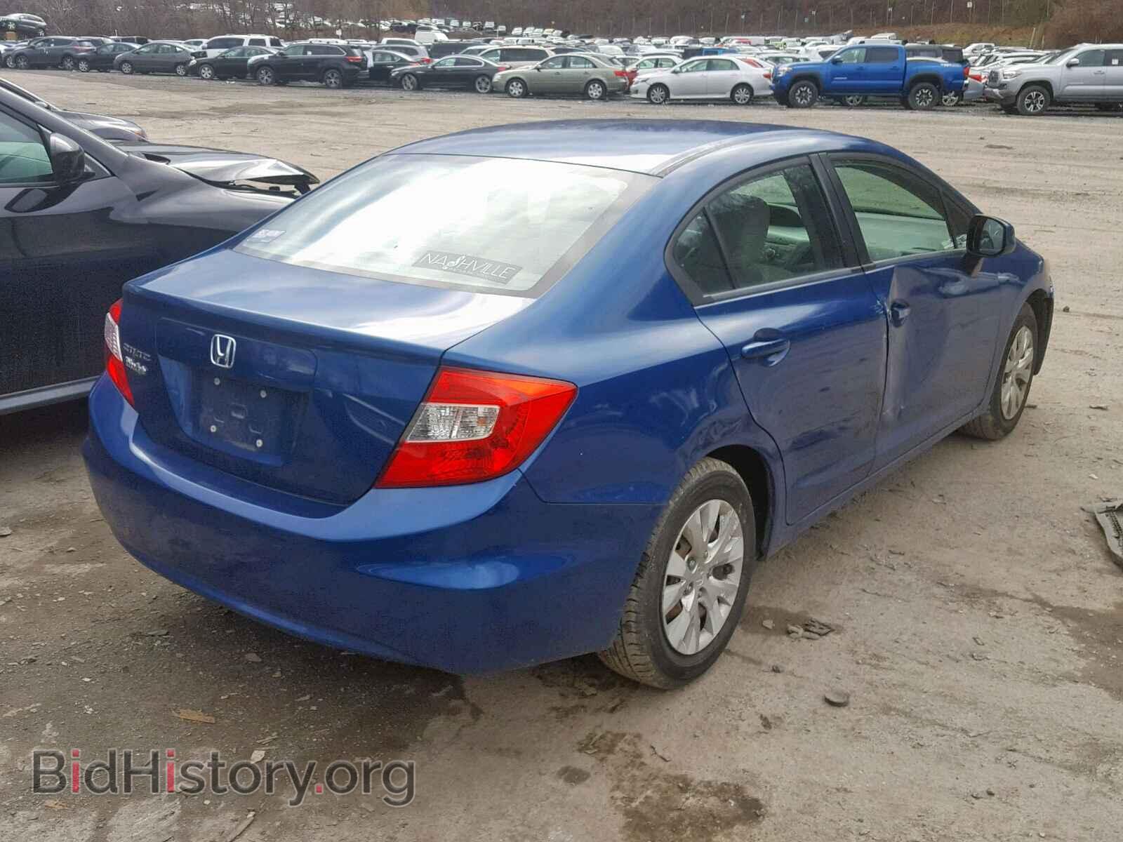 2012 HONDA CIVIC LX - VIN: 2HGFB2F57CH543298 - Фото 4