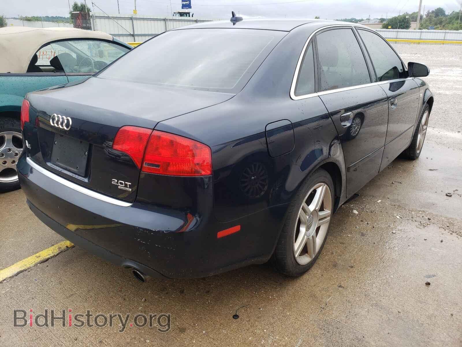 2007 AUDI A4 - VIN: WAUDF78E67A184063 - Фото 4