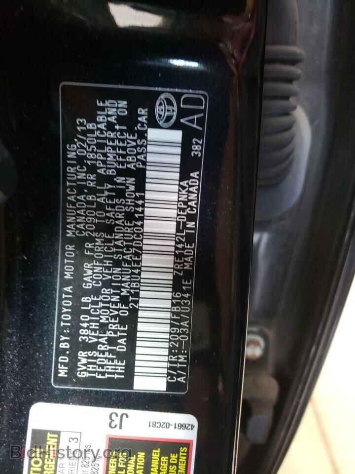 2013 TOYOTA COROLLA - VIN: 2T1BU4EE7DC041441 - Фото 10