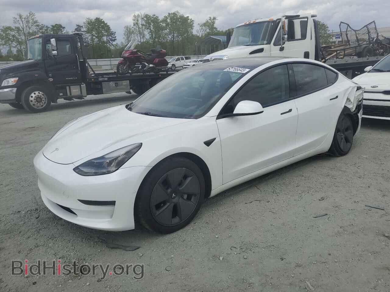 Фотография 5YJ3E1EAXMF973450 - TESLA MODEL 3 2021