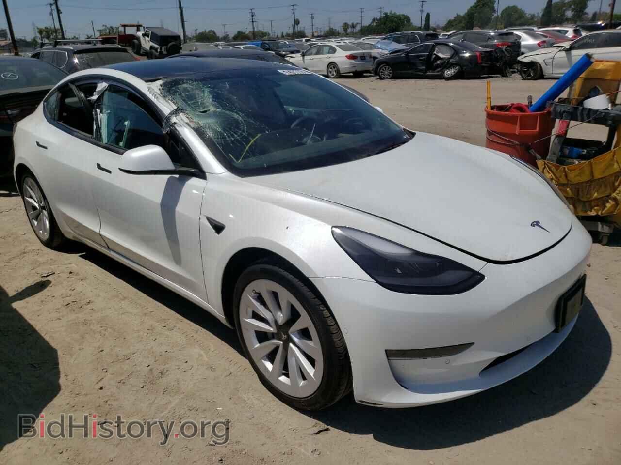 Фотография 5YJ3E1EBXNF143593 - TESLA MODEL 3 2022