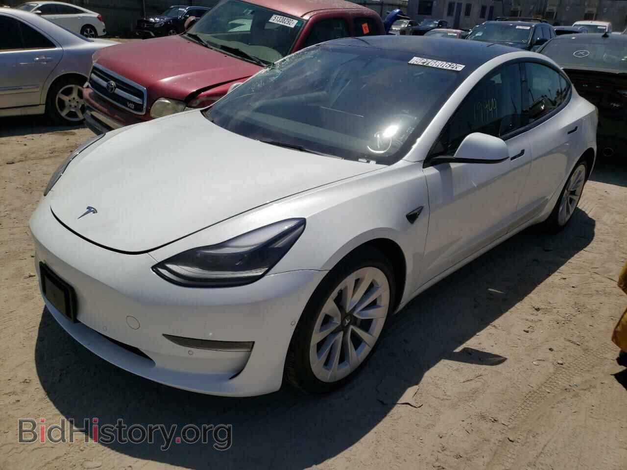 2022 TESLA MODEL 3 - VIN: 5YJ3E1EBXNF143593 - Фото 2