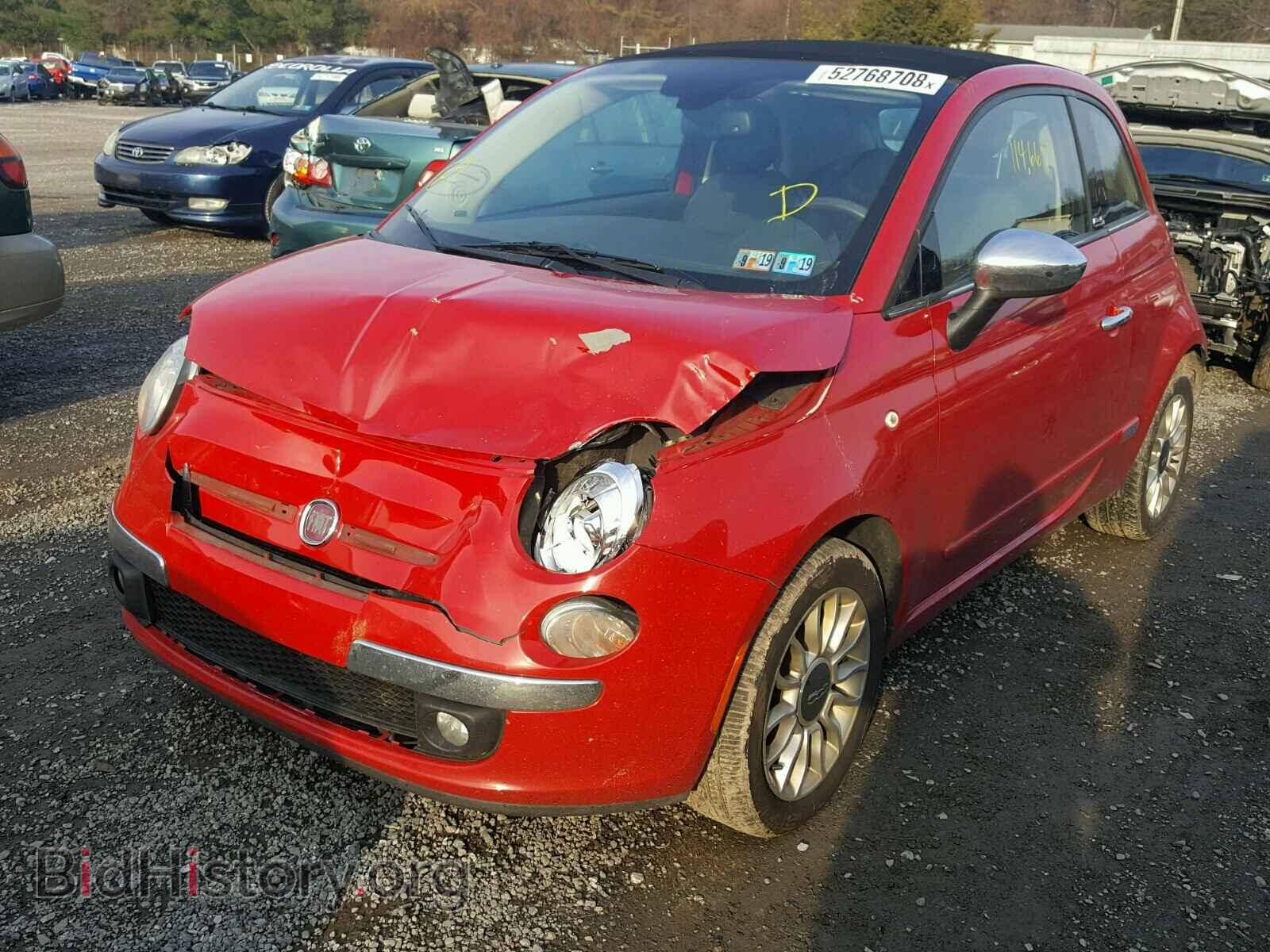 2012 FIAT 500 - VIN: 3C3CFFER5CT383466 - Фото 2