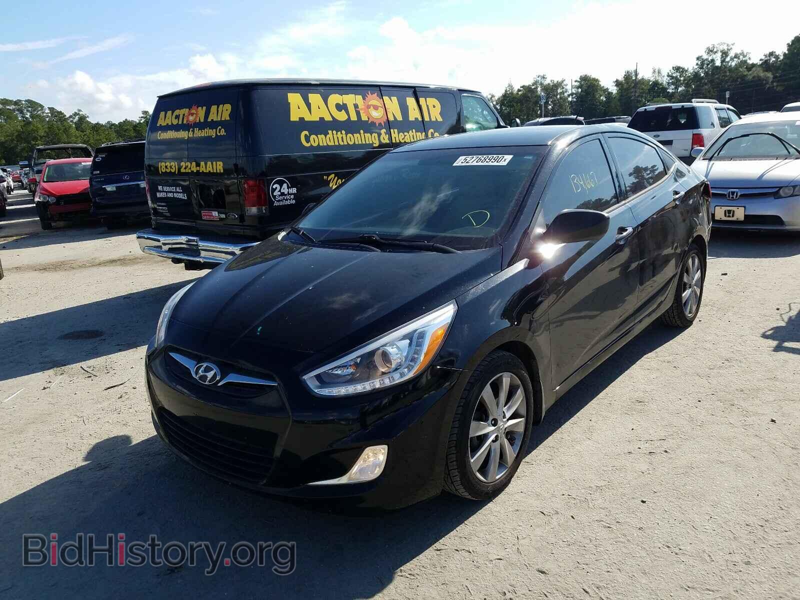 2014 HYUNDAI ACCENT - VIN: KMHCU4AE1EU767922 - Фото 2