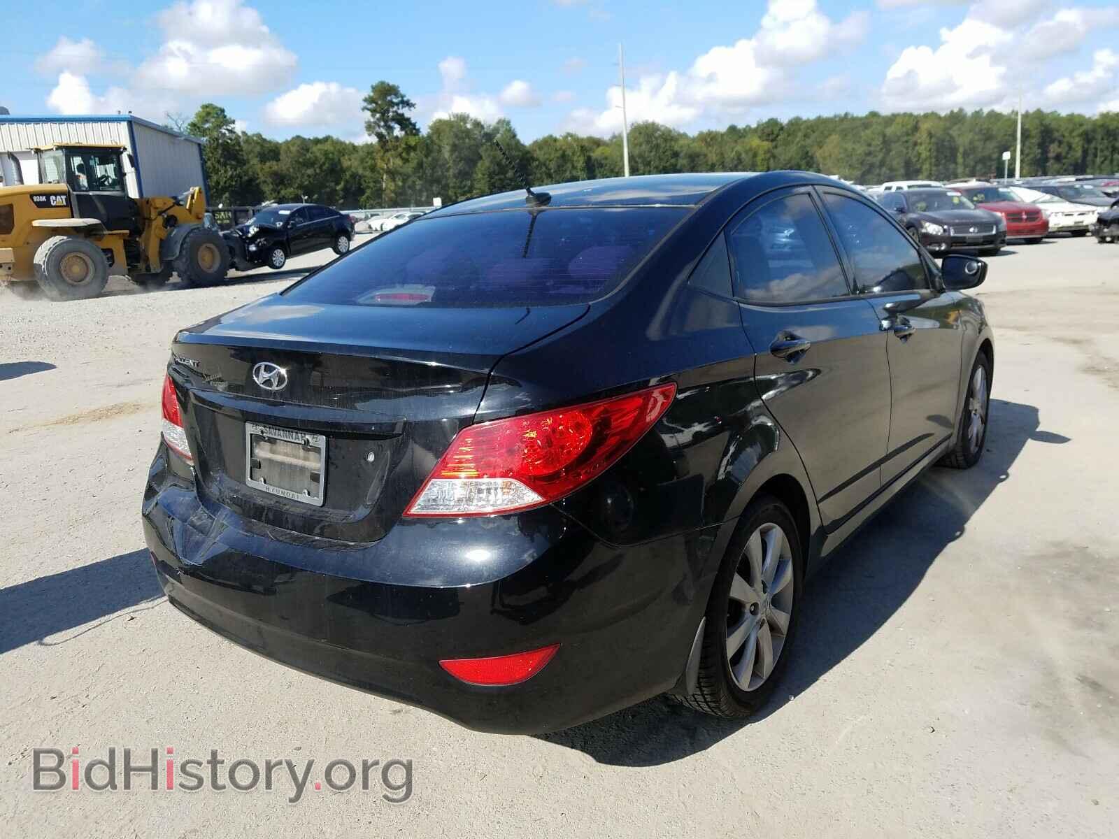 2014 HYUNDAI ACCENT - VIN: KMHCU4AE1EU767922 - Фото 4