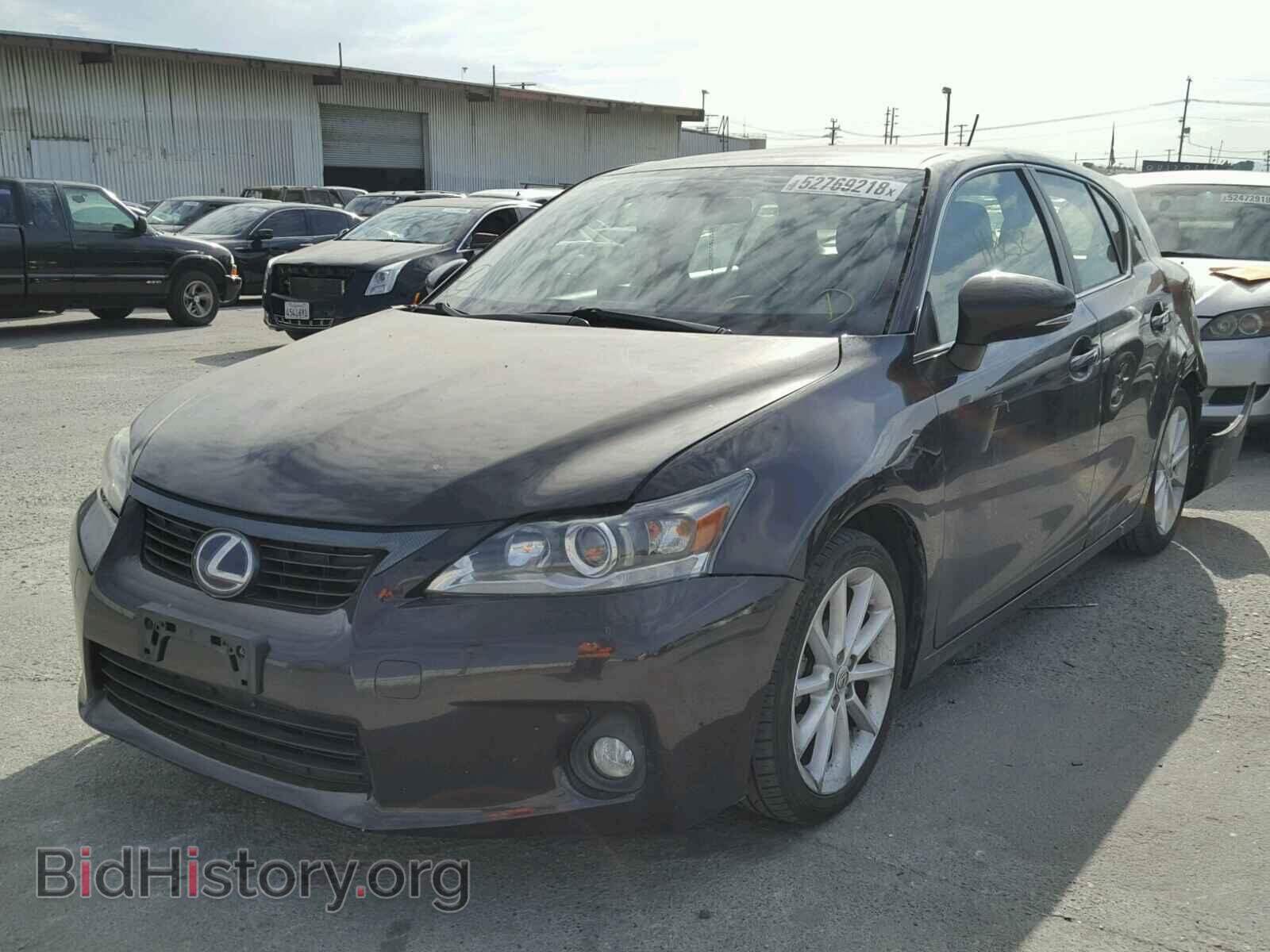 2012 LEXUS CT 200 - VIN: JTHKD5BH3C2086005 - Фото 2