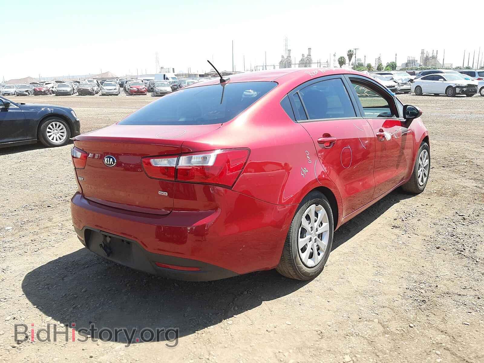 2015 KIA RIO - VIN: KNADM4A36F6520292 - Фото 4