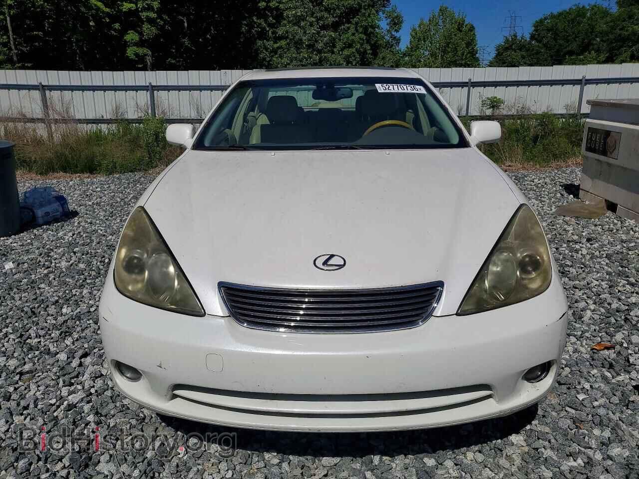 2005 LEXUS ES330 - VIN: JTHBA30G255137664 - Фото 5