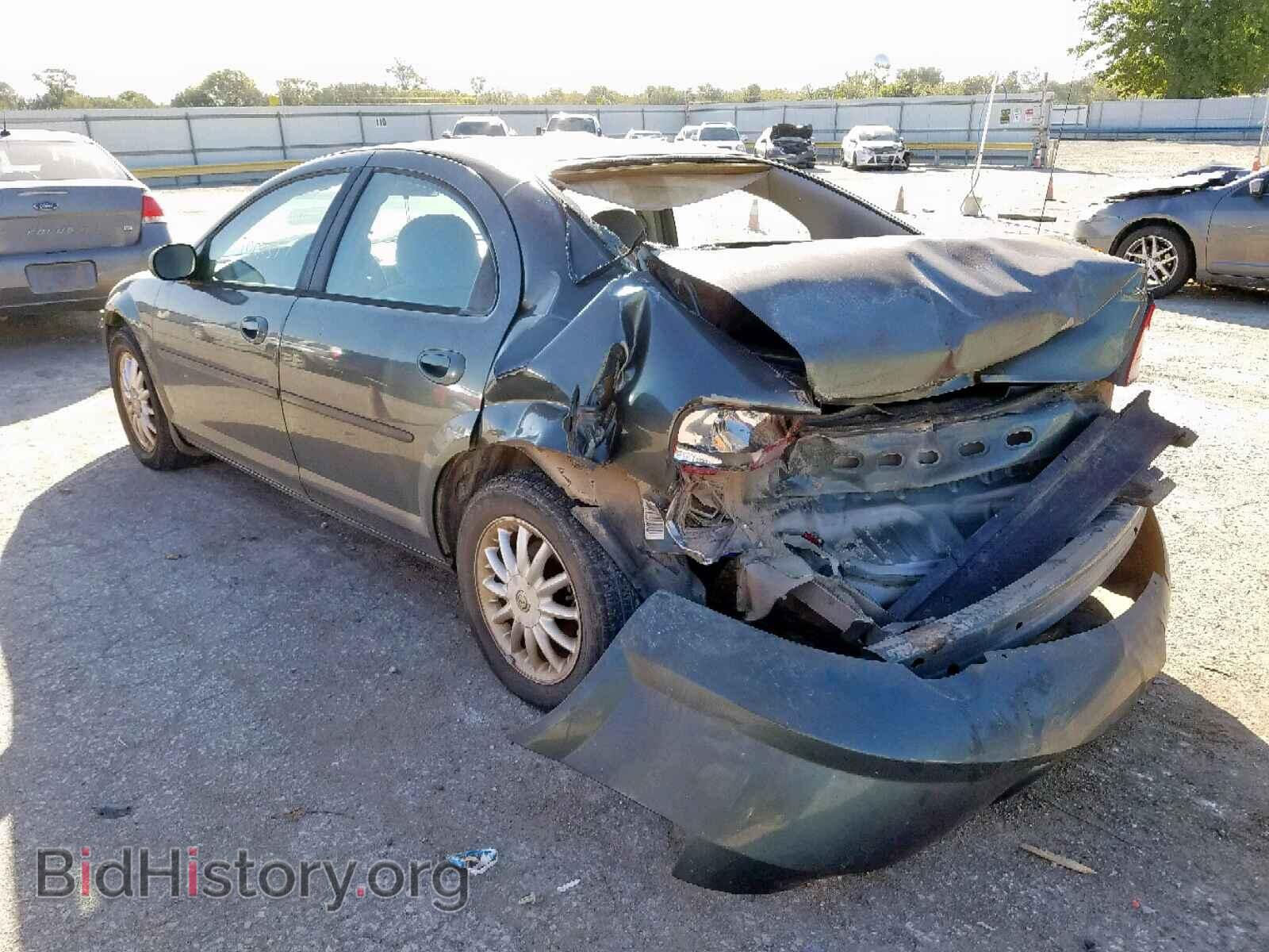 2002 CHRYSLER SEBRING - VIN: 1C3EL46X22N256398 - Фото 3