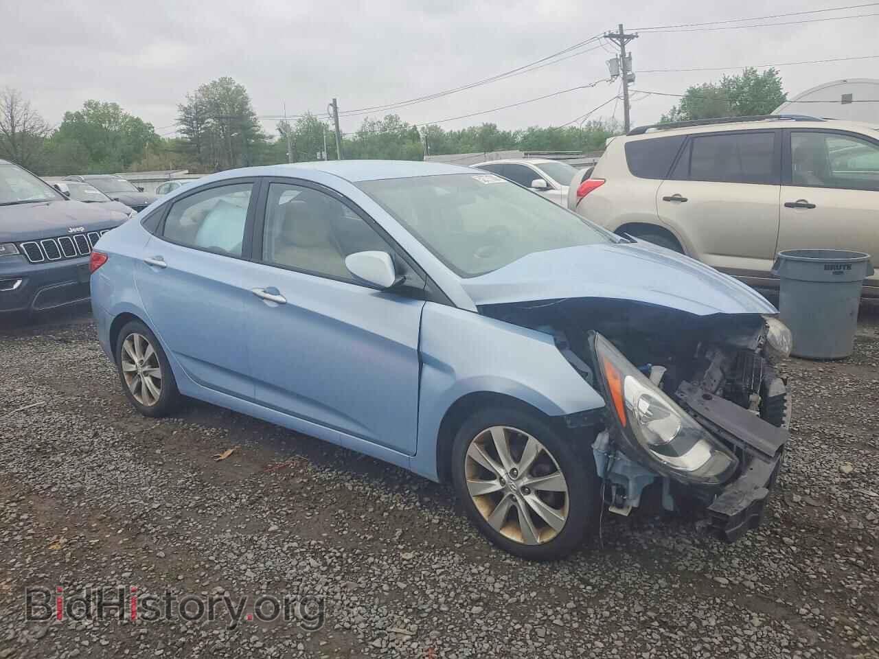 2013 HYUNDAI ACCENT - VIN: KMHCU4AE4DU489550 - Фото 4
