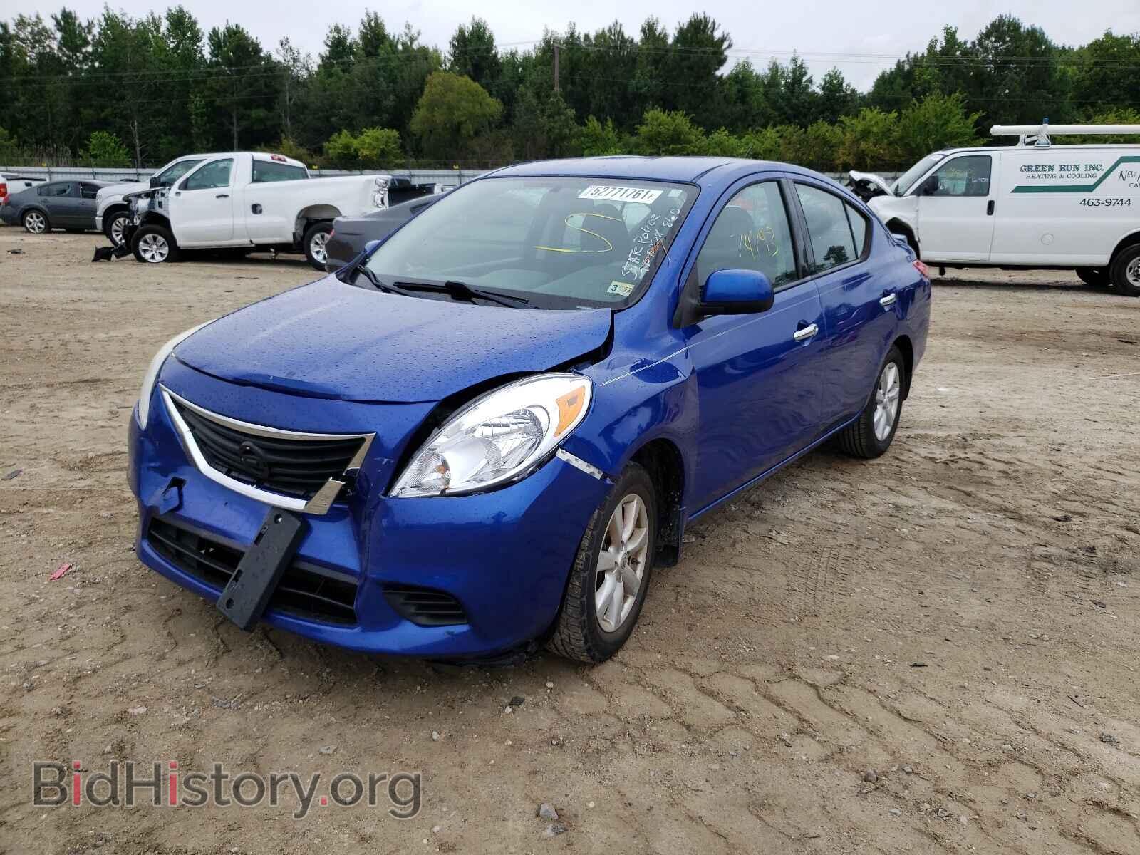 2014 NISSAN VERSA - VIN: 3N1CN7AP1EL852504 - Фото 2