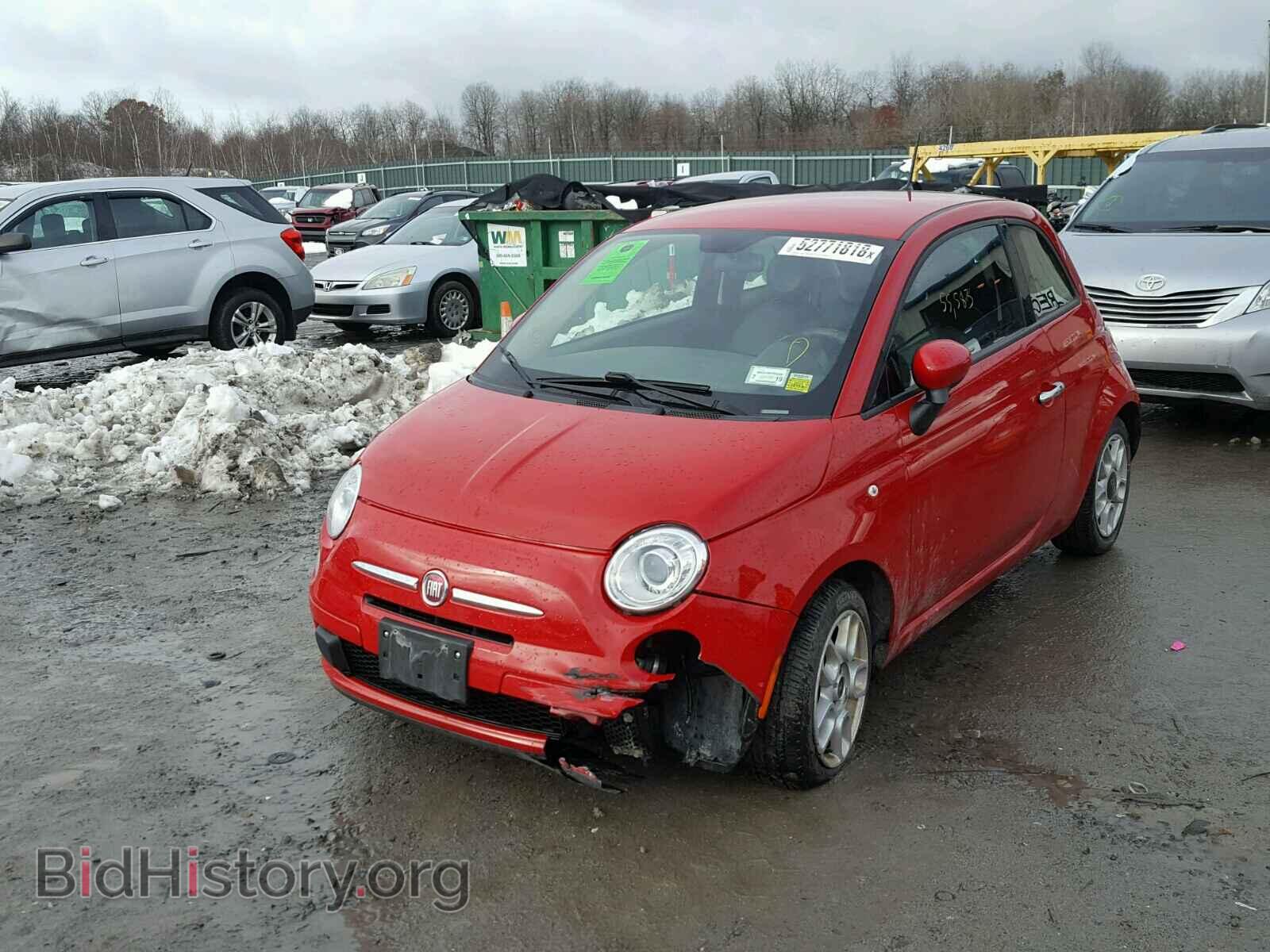 2015 FIAT 500 - VIN: 3C3CFFAR7FT662945 - Фото 2