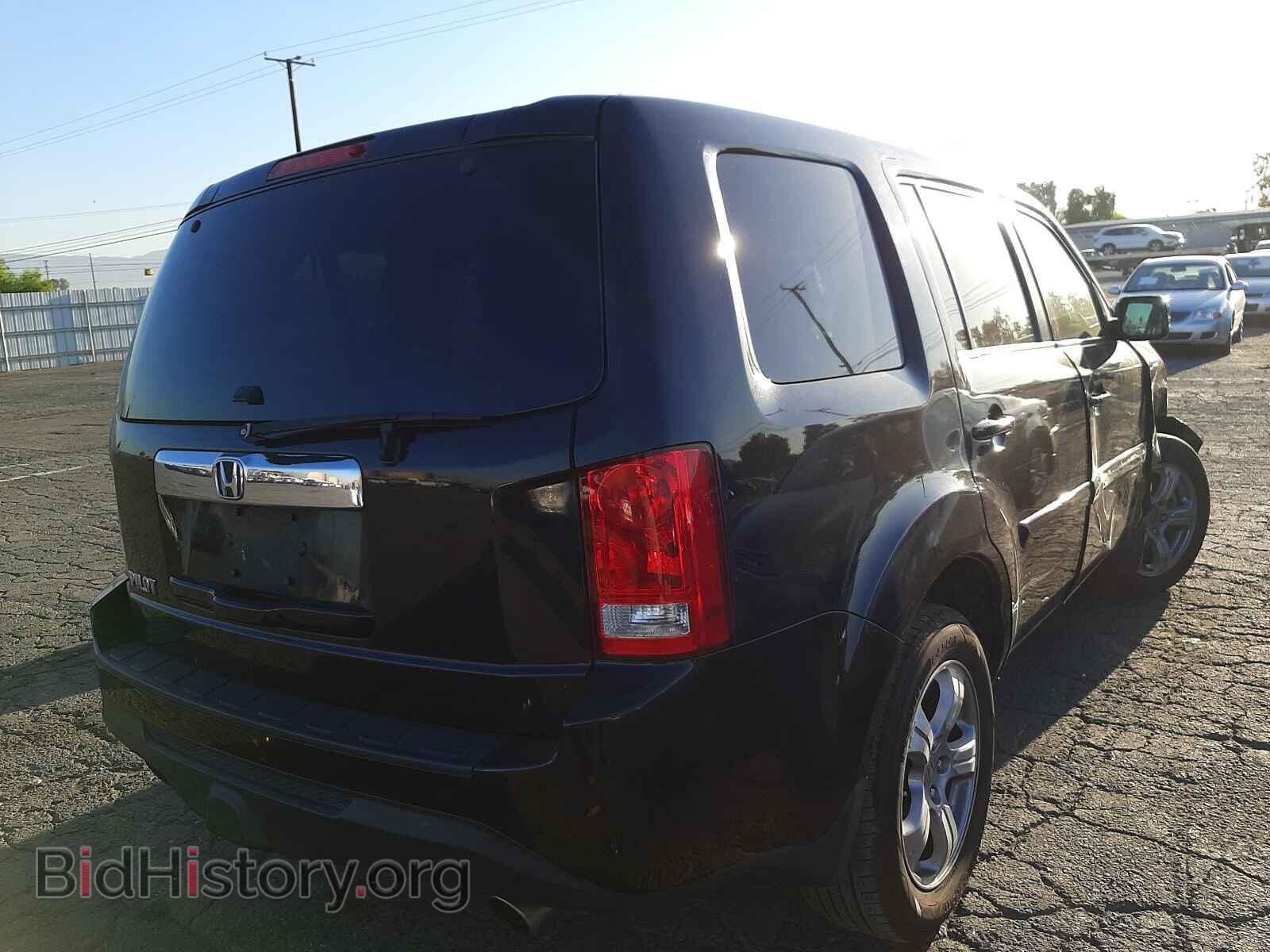 2012 HONDA PILOT - VIN: 5FNYF3H52CB025328 - Фото 4