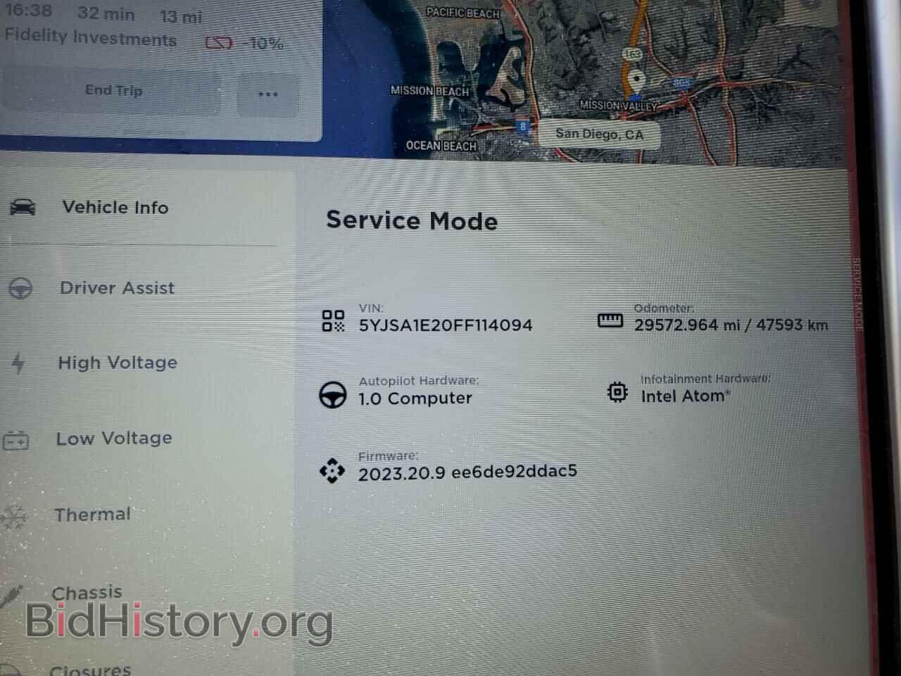 2015 TESLA MODEL S - VIN: 5YJSA1E20FF114094 - Photo 9