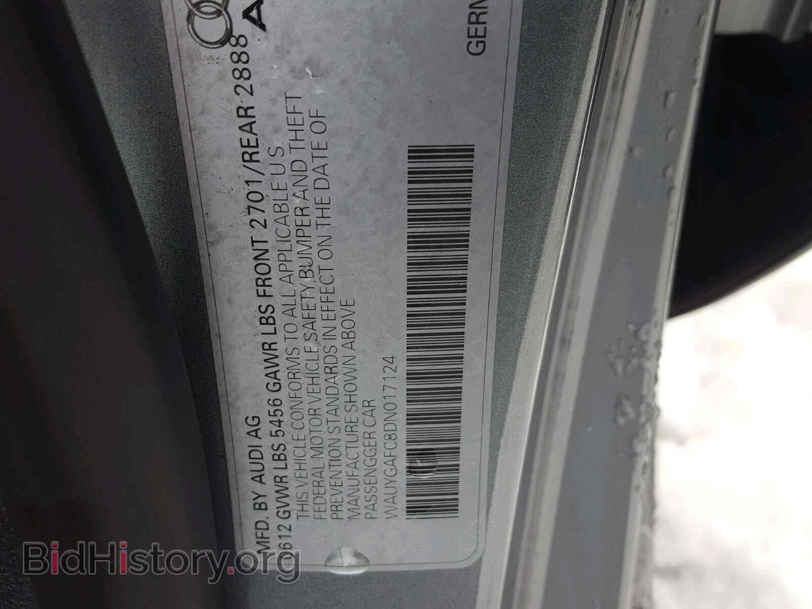 2013 AUDI A7 - VIN: WAUYGAFC8DN017124 - Photo 10