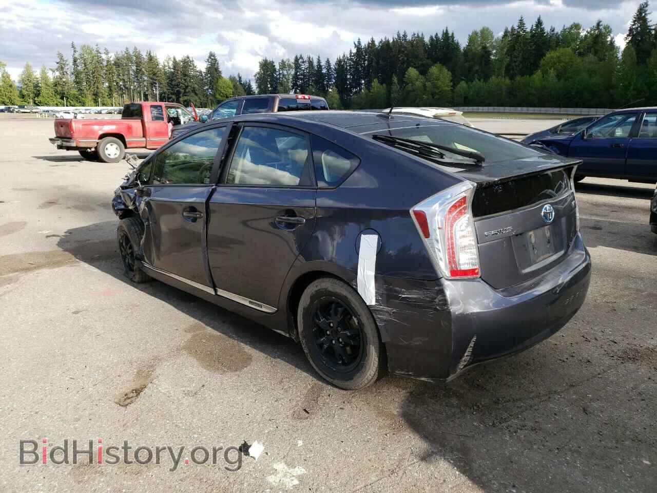 2012 TOYOTA PRIUS - VIN: JTDKN3DU8C1568424 - Фото 2