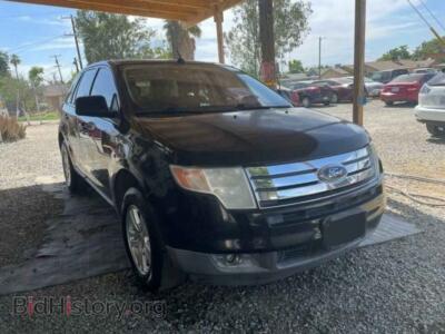 2008 Ford EDGE Edge SEL, черный — VIN 2FMDK38C58BA25249, Copart