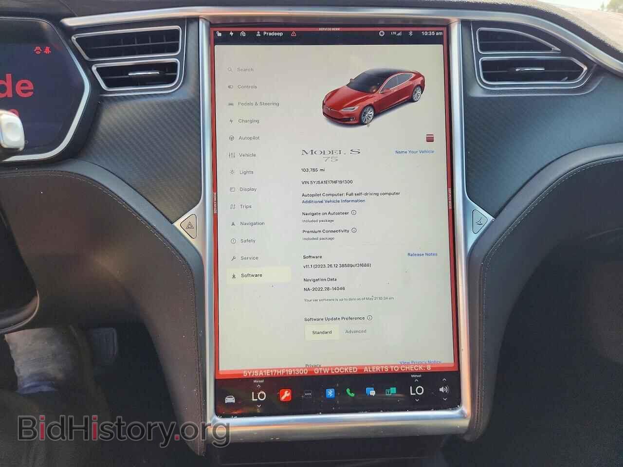 2017 TESLA MODEL S - VIN: 5YJSA1E17HF191300 - Photo 9