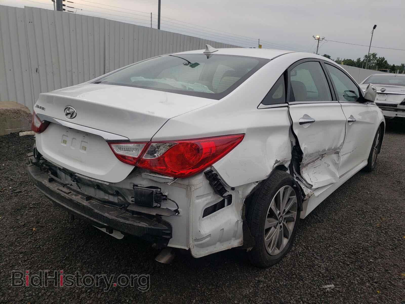 2014 HYUNDAI SONATA - VIN: 5NPEC4AC5EH853582 - Фото 4