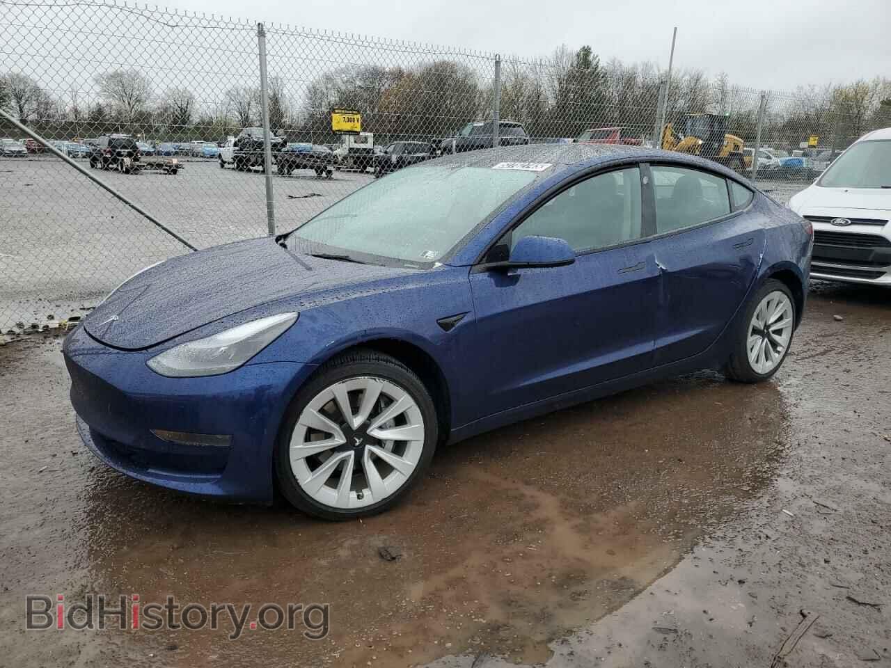 Photo 5YJ3E1EA5NF368687 - TESLA MODEL 3 2022