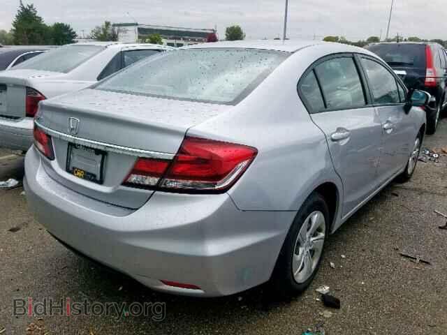 2014 HONDA CIVIC LX - VIN: 2HGFB2F54EH525747 - Фото 4