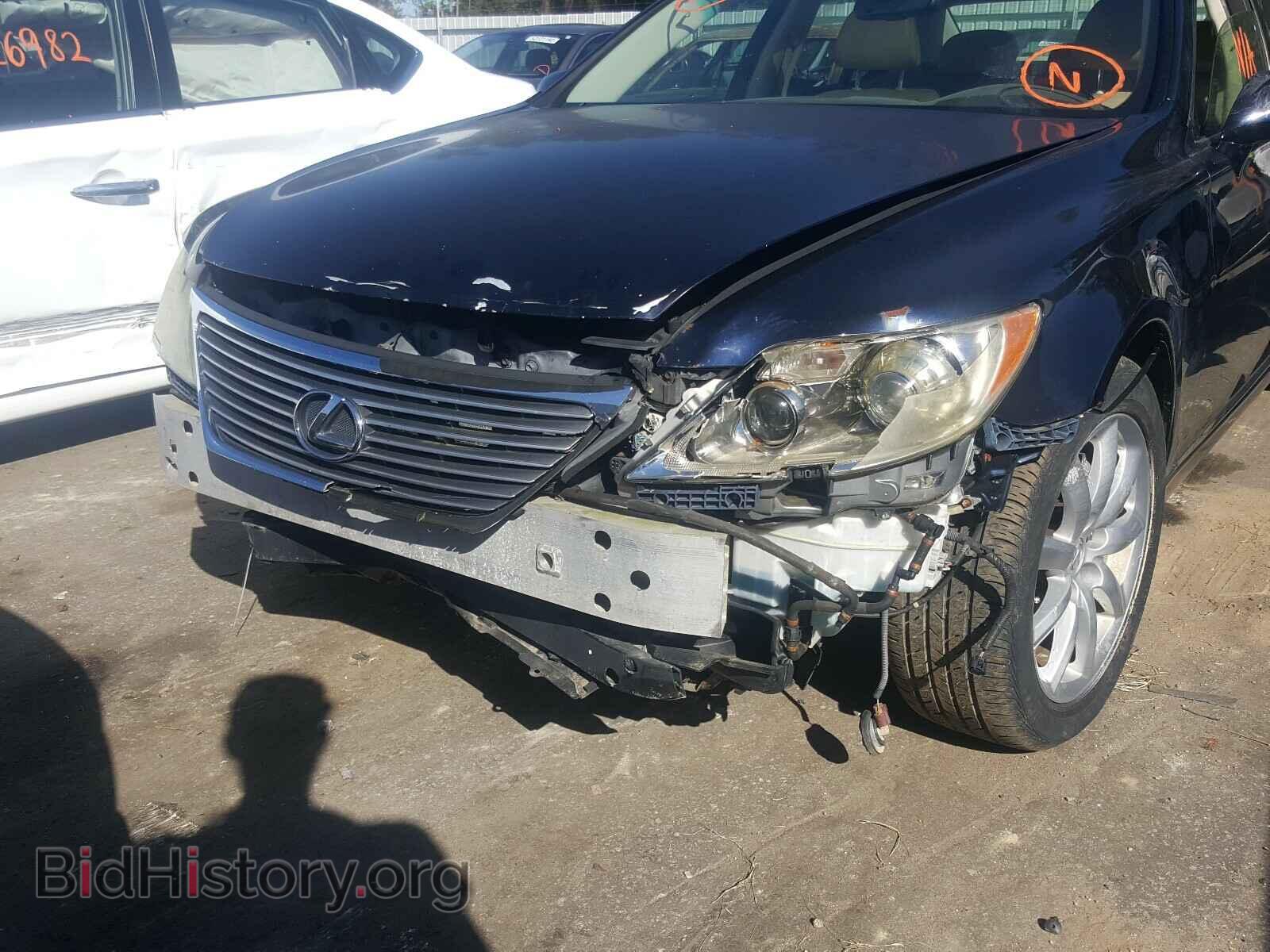 2007 LEXUS LS460 - VIN: JTHBL46F175017095 - Фото 9