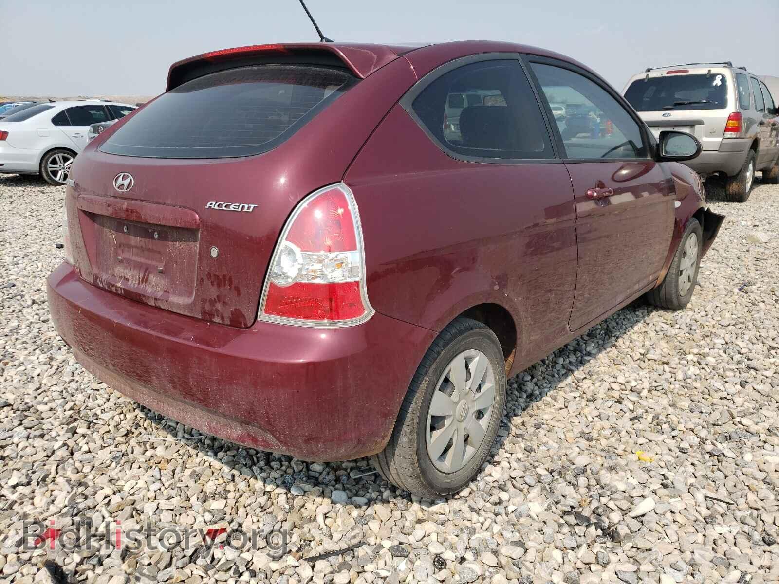 2007 HYUNDAI ACCENT - VIN: KMHCM36C97U037633 - Фото 4