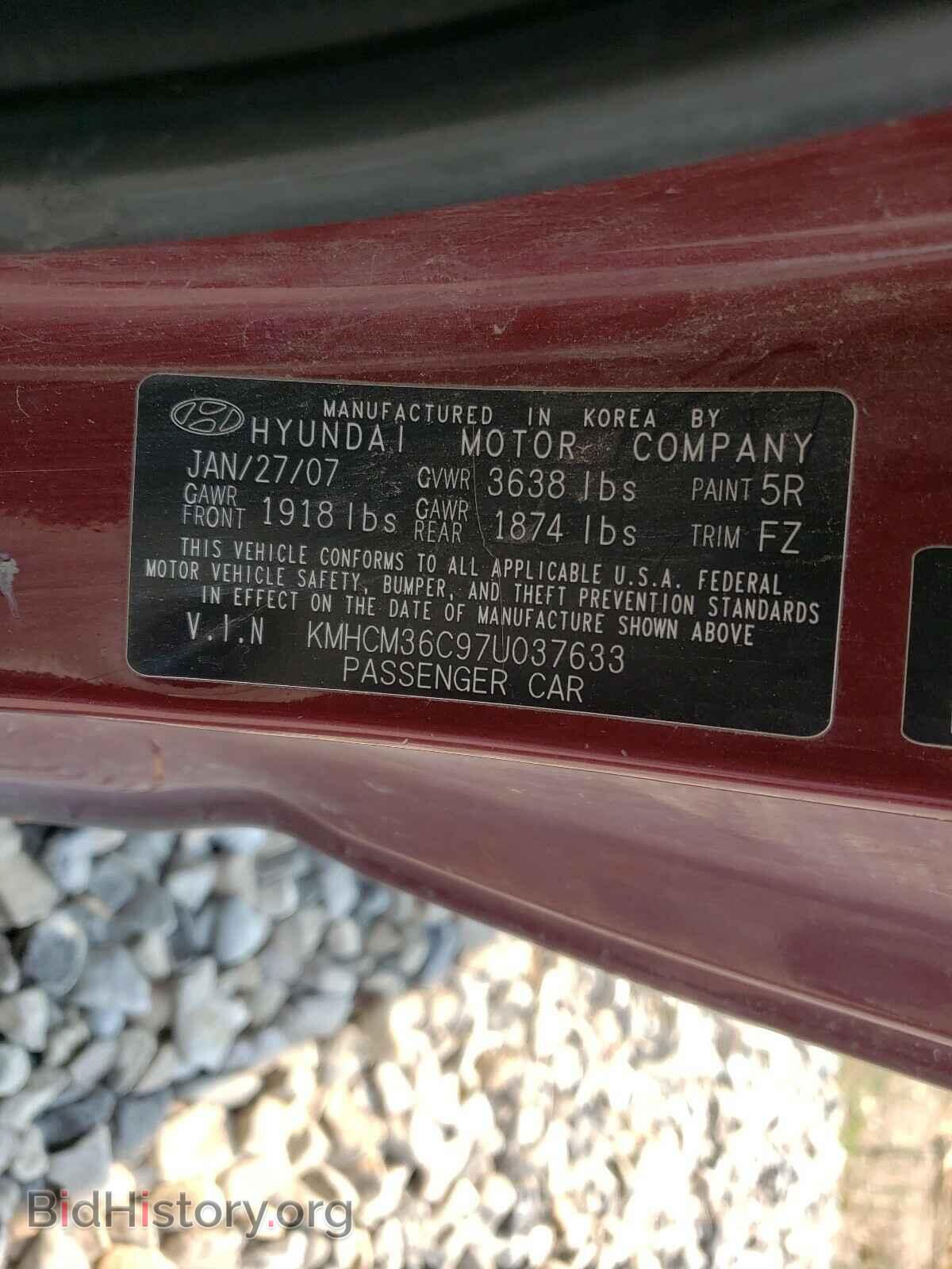 2007 HYUNDAI ACCENT - VIN: KMHCM36C97U037633 - Фото 10