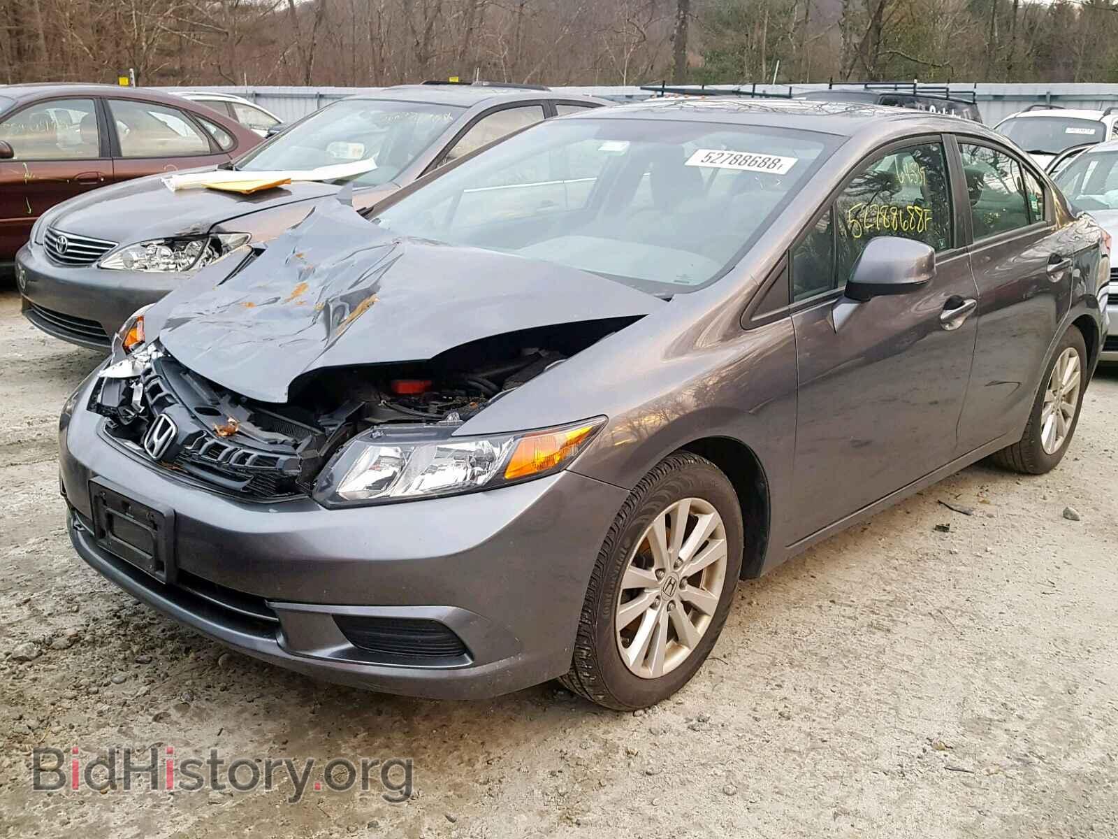 2012 HONDA CIVIC - VIN: 2HGFB2F85CH327427 - Фото 2
