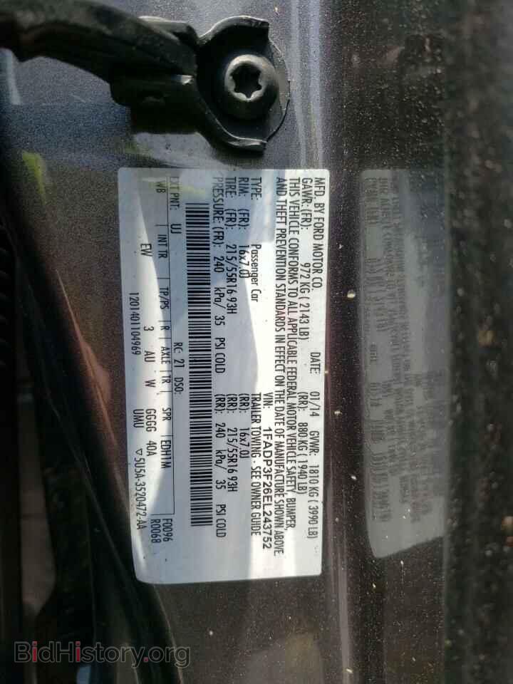 2014 FORD FOCUS - VIN: 1FADP3F26EL243752 - Photo 10