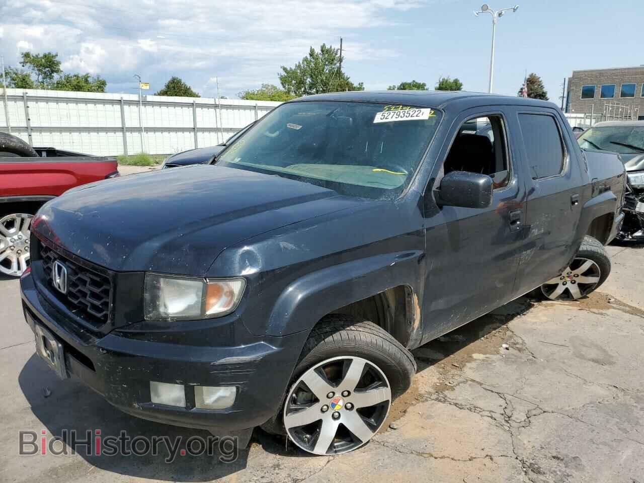 2014 HONDA RIDGELINE - VIN: 5FPYK1F6XEB007973 - Фото 2
