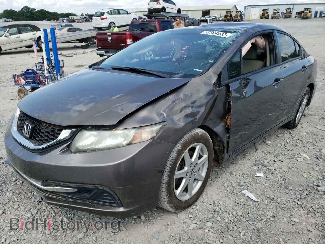 2013 HONDA CIVIC - VIN: 19XFB2F52DE003739 - Фото 2