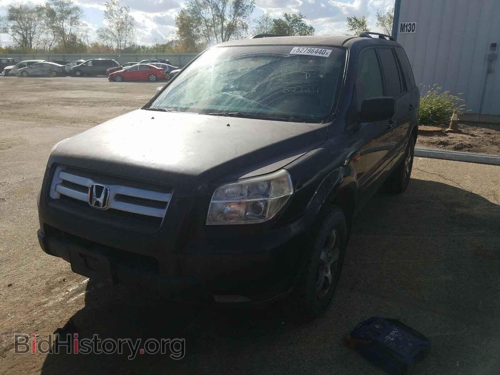 2006 HONDA PILOT - VIN: 2HKYF18516H527211 - Фото 2