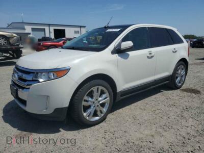 2013 Ford EDGE SEL, белый — VIN 2FMDK3J97DBA73683, Copart