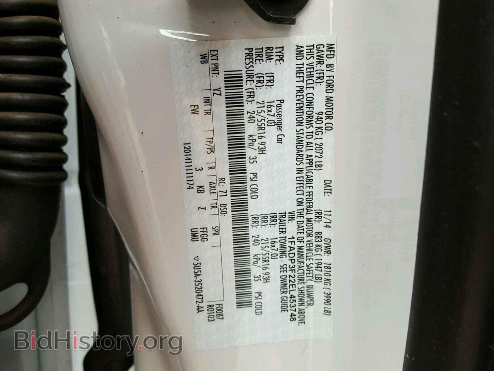 2014 FORD FOCUS - VIN: 1FADP3F22EL453748 - Photo 10